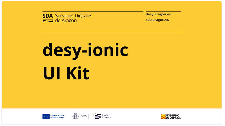 desy-ionic, la nueva librería para aplicaciones del Gobierno de Aragón que ha hecho realidad la aplicación MiA, Mi Aragón.